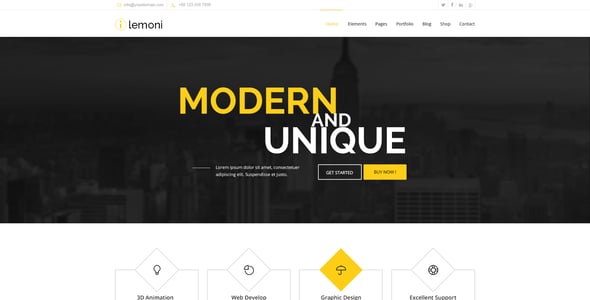 Pixel Website Templates | ThemeForest