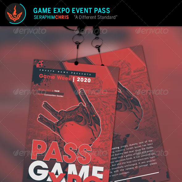 Media Pass Graphics, Designs & Templates from GraphicRiver