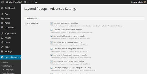 Popup Plugin for WordPress - Green Popups (formerly Layered Popups) preview 4