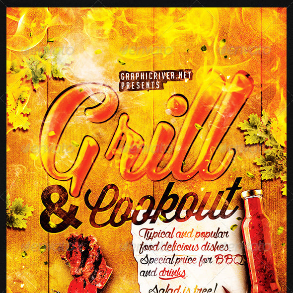 Cookout Graphics, Designs & Templates | GraphicRiver