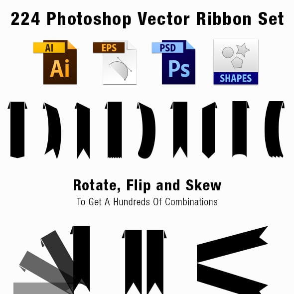 Ribbons Graphics, Designs & Templates | GraphicRiver