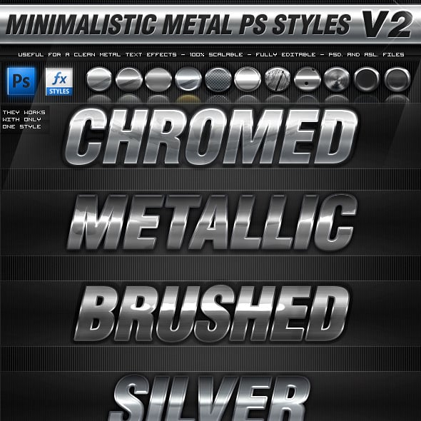 Metallic Graphics, Designs & Templates | GraphicRiver