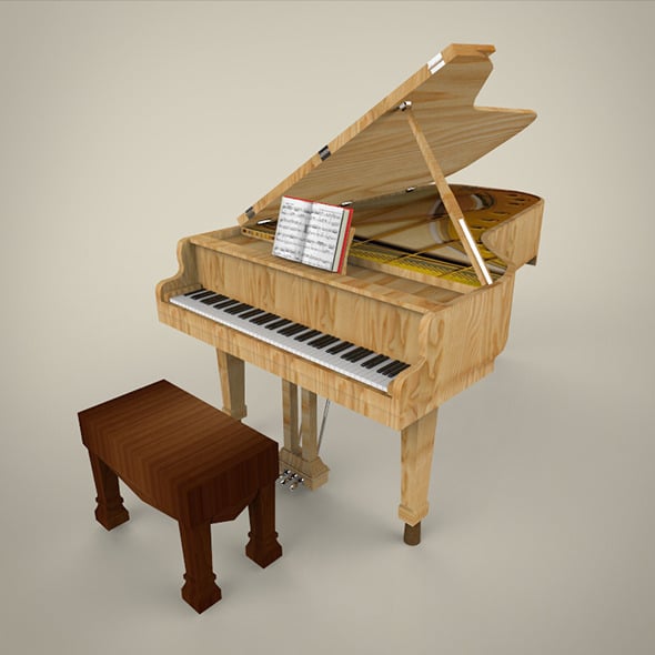 3D Musical Models from 3DOcean