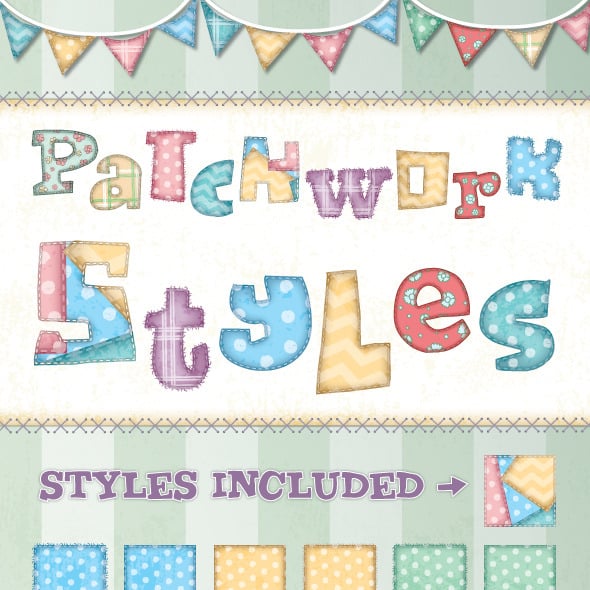 Patchwork Graphics, Designs & Templates | GraphicRiver