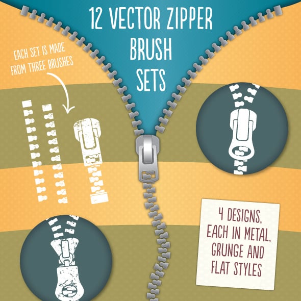 Zipper Graphics, Designs & Templates | GraphicRiver