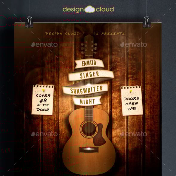 Singer Flyer Templates | GraphicRiver