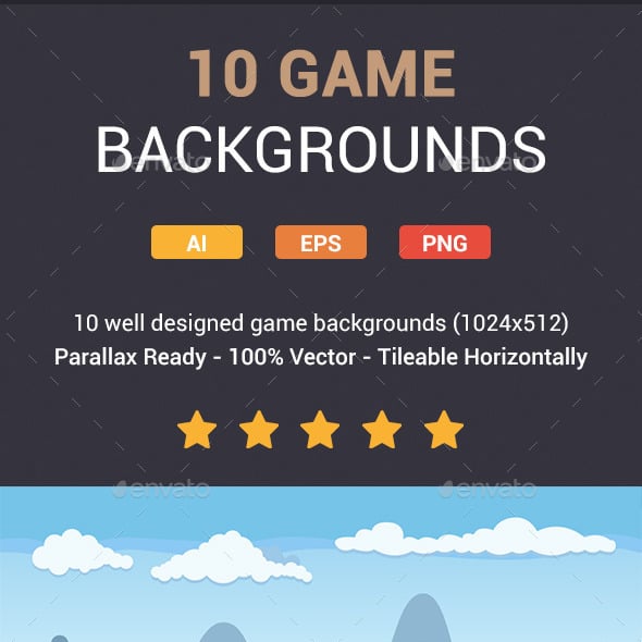 Difference Background Game Assets from GraphicRiver