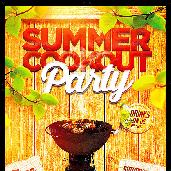 Cookout Graphics, Designs & Templates | GraphicRiver