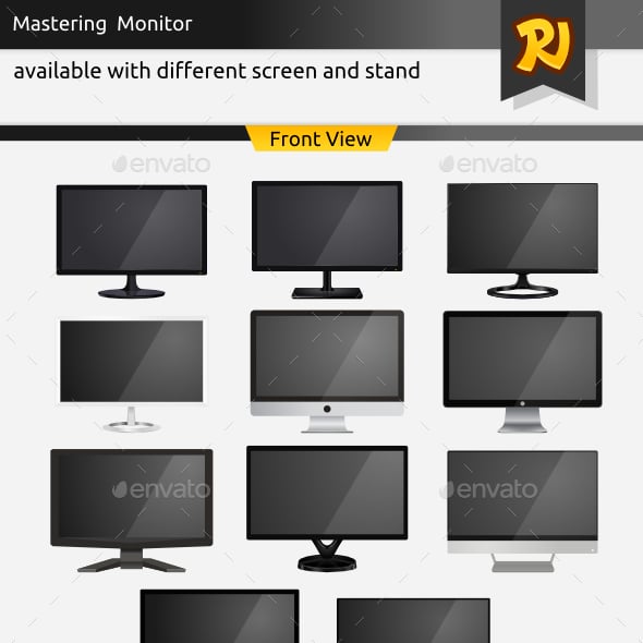 Monitor Graphics, Designs & Templates | GraphicRiver