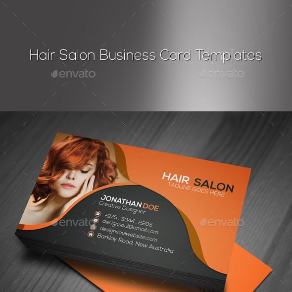 Hairdresser Business Card Templates