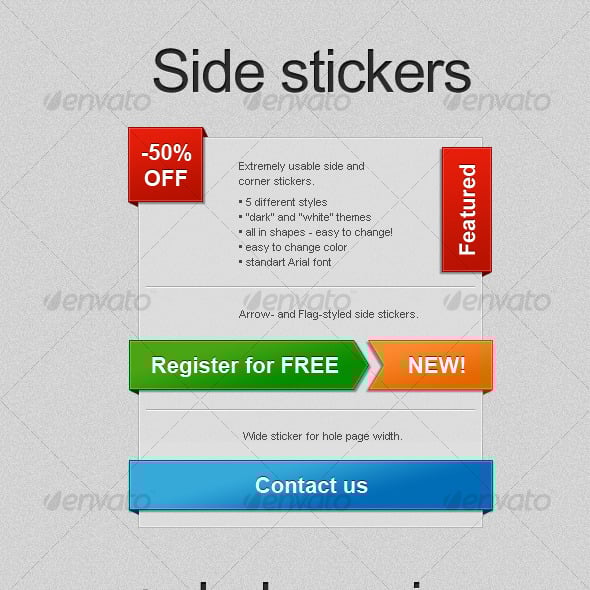 Stickers Graphics, Designs & Templates | GraphicRiver