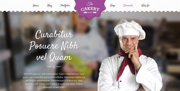 Cake Website Templates | ThemeForest