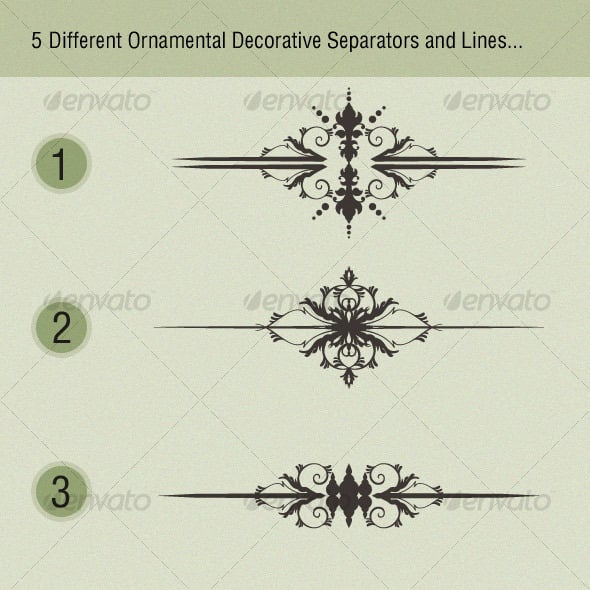 Separator Graphics, Designs & Templates | GraphicRiver
