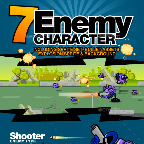 Enemies Graphics, Designs & Templates | GraphicRiver