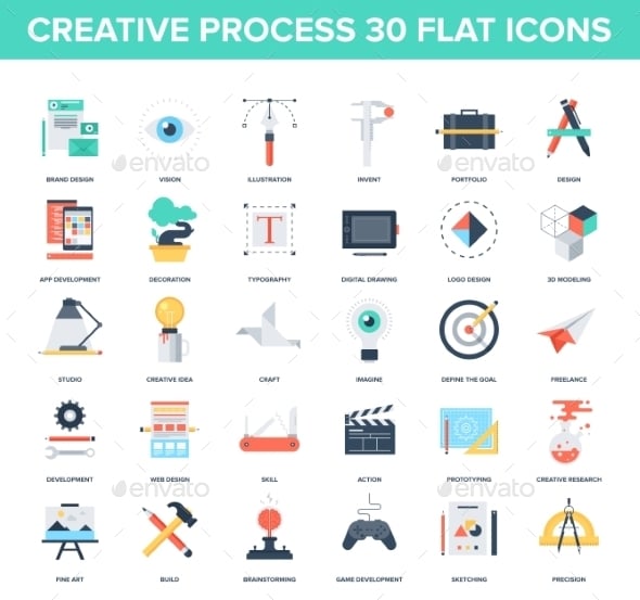 Process Graphics, Designs & Templates | GraphicRiver