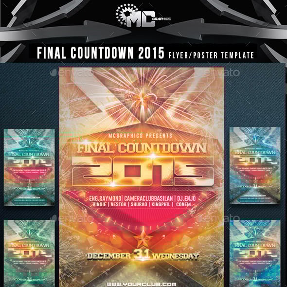 Countdown Flyer Templates | GraphicRiver