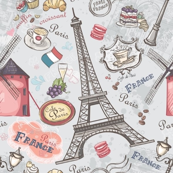 Paris Graphics, Designs & Templates | GraphicRiver