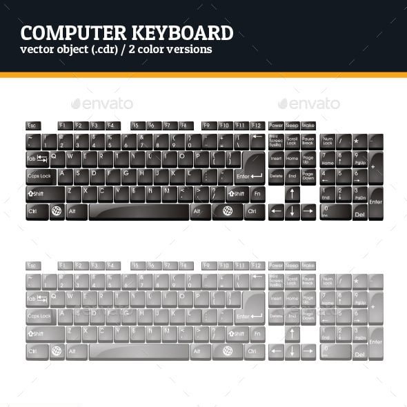 Keyboards Graphics, Designs & Templates | GraphicRiver