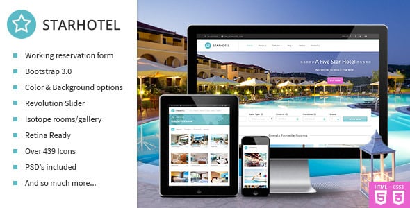 Hotel Booking Website Templates | ThemeForest