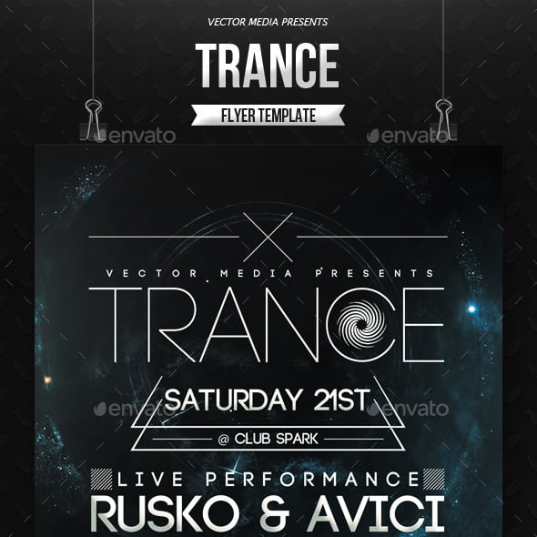 Trance Graphics, Designs & Templates | GraphicRiver