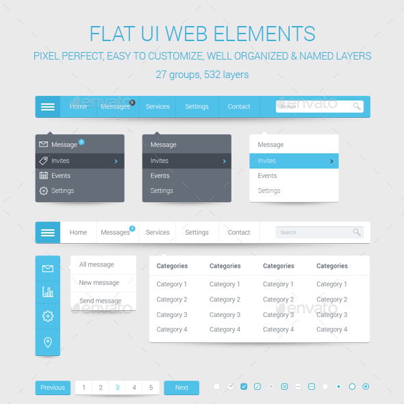 Web-UI Graphics, Designs & Templates | GraphicRiver