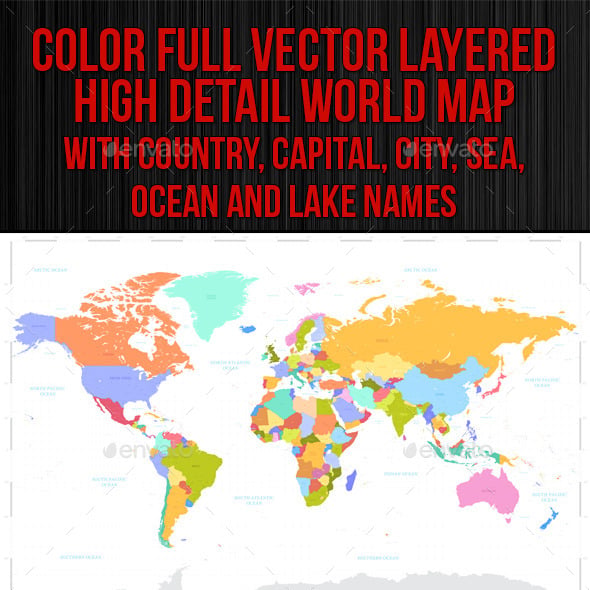 World-map Graphics, Designs & Templates | GraphicRiver