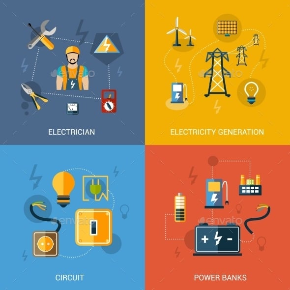 Electrical Graphics, Designs & Templates | GraphicRiver