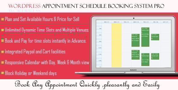 Appointment Scheduling Plugins, Code & Scripts | CodeCanyon