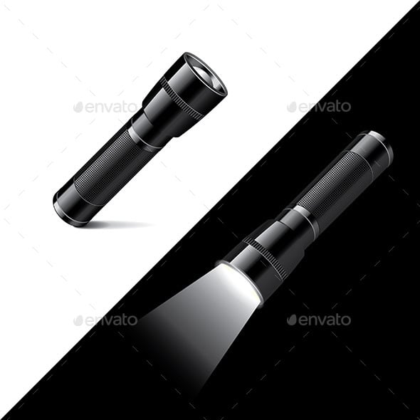 Flashlight Graphics, Designs & Templates | GraphicRiver
