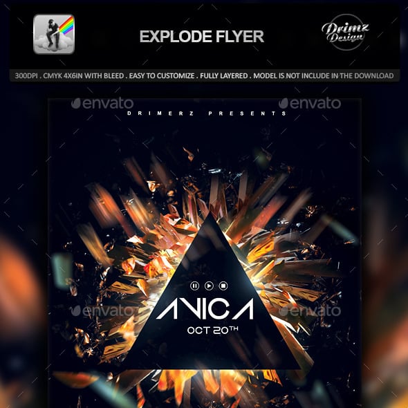 Exploded Graphics, Designs & Templates | GraphicRiver