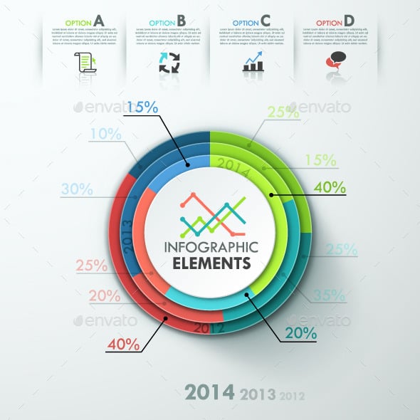 Infographic Pie Pie Chart Infographic For PowerPoint And Google Slides