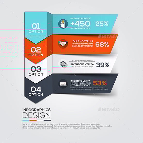 Minimal Infographic Design Premium Vector | Modern Infographic Design