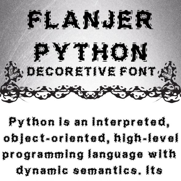 Snake Fonts | GraphicRiver