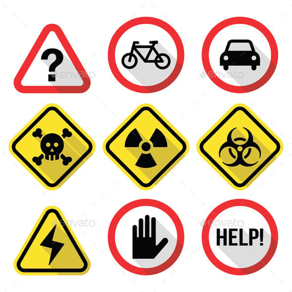 Warning Graphics, Designs & Templates | GraphicRiver