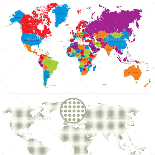 Map Graphics, Designs & Templates | GraphicRiver