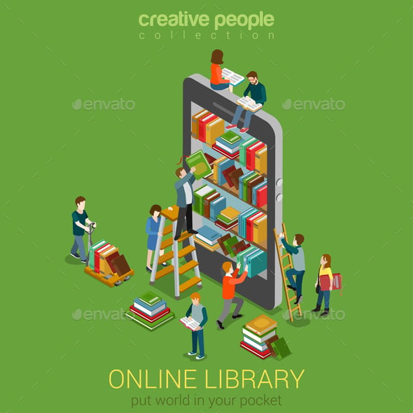 Library Graphics, Designs & Templates | GraphicRiver