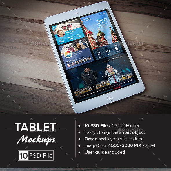 Tablet Graphics, Designs & Templates | GraphicRiver