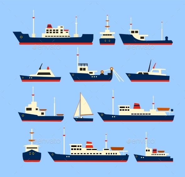 Ships Graphics, Designs & Templates | GraphicRiver