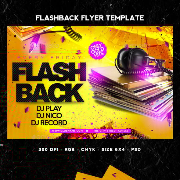 Flashback Graphics, Designs & Templates | GraphicRiver