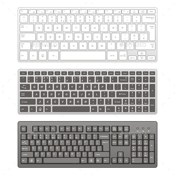 Keyboard Graphics, Designs & Templates | GraphicRiver