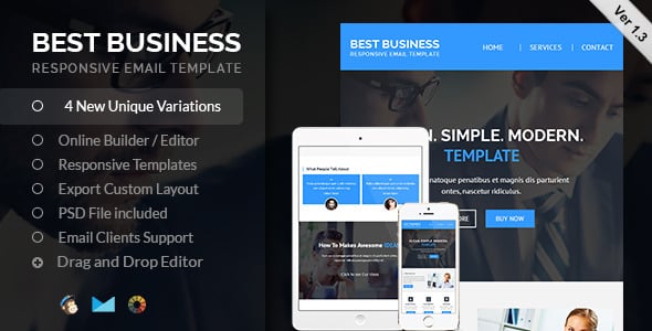 HTML Email Template Website Templates | ThemeForest