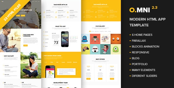 Modern HTML Website Templates | ThemeForest