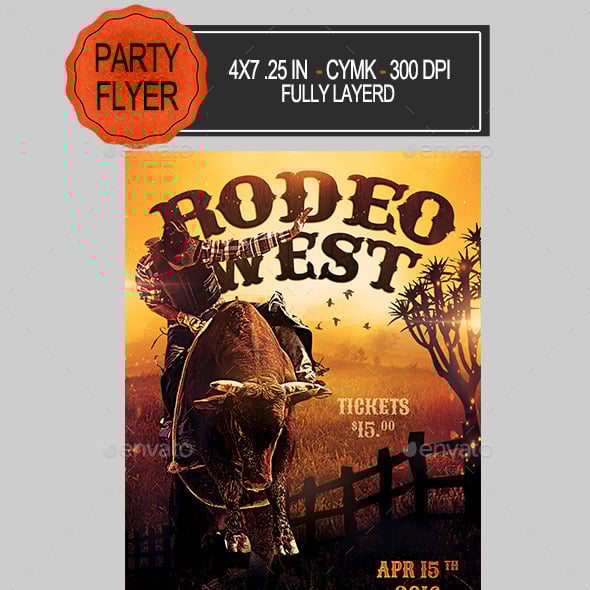 Rodeo Graphics, Designs & Templates | GraphicRiver