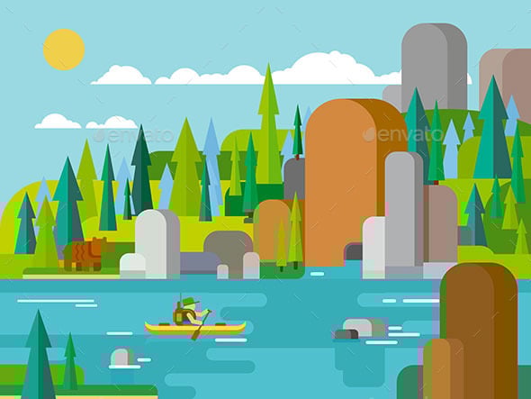 Raft Graphics, Designs & Templates | GraphicRiver