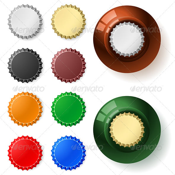 Bottlecap Graphics, Designs & Templates | GraphicRiver