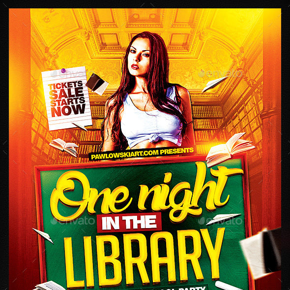 Library Flyer Templates | GraphicRiver