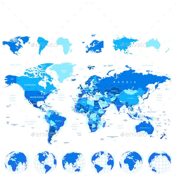 Map Graphics, Designs & Templates | GraphicRiver