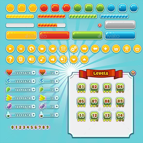 Game User UI Templates from GraphicRiver
