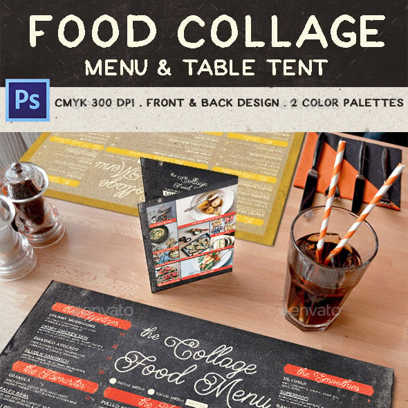 Menu Templates from GraphicRiver