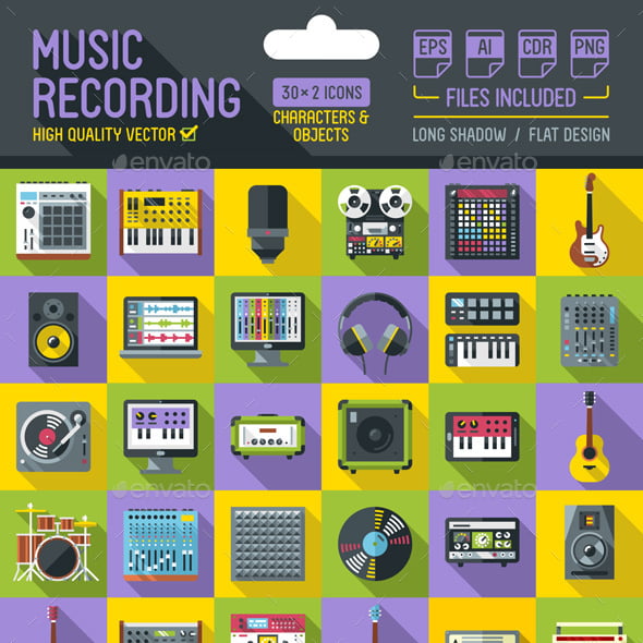 Record Graphics, Designs & Templates | GraphicRiver